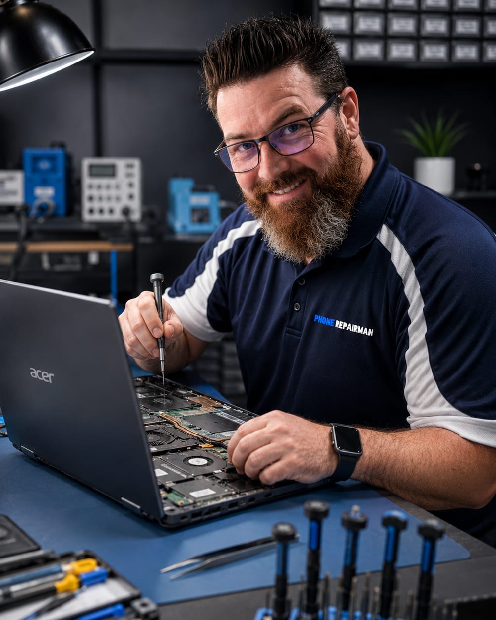 Acer laptop service, Bridge Street workshop